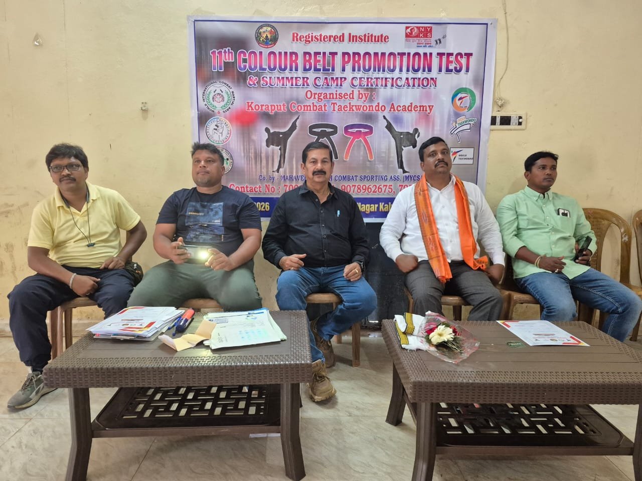 District Taekwondo Belt Test held at Koraput