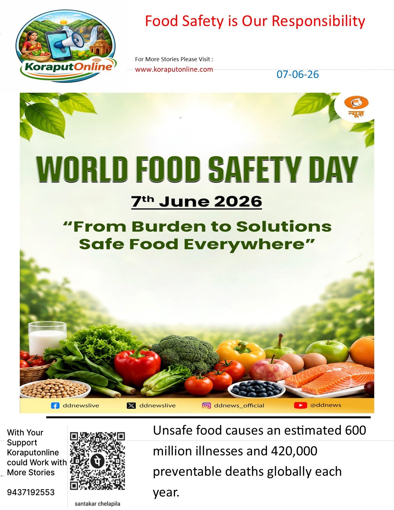 From farmers and processors to regulators and consumers, food safety is everyone's responsibility