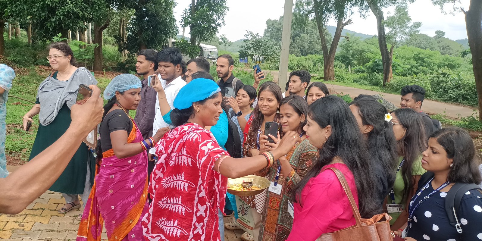 CUO , Koraput students visit Millet processing Unit