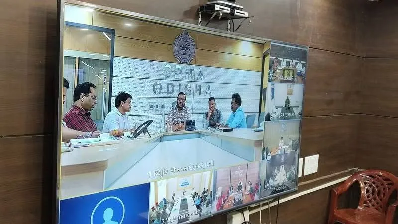 Virtual Meeting by Revenue Minister on Cyclone preparedness