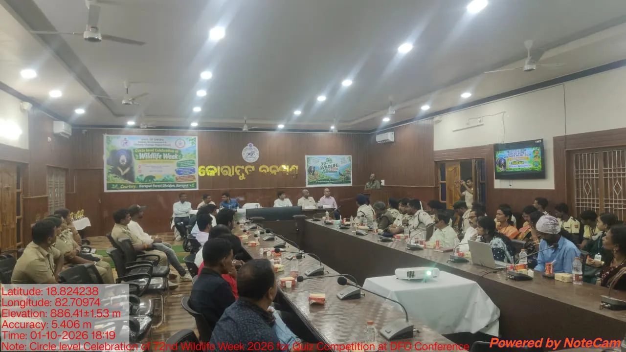 Celebration of Circle level Wild Life Week at Koraput Today